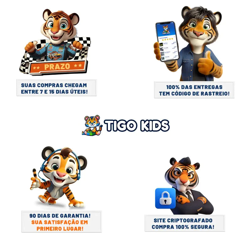 1.000 Blocos de Montar - TIGO-Building Blocks-Tigo Kids - Alegria Sempre