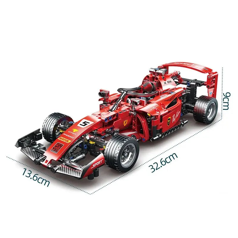 F1 Speedster Vermelha TIGO-Building Blocks-Tigo Kids - Alegria Sempre