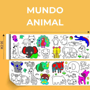 Rolo de Desenho Infantil Adesivo TIGO